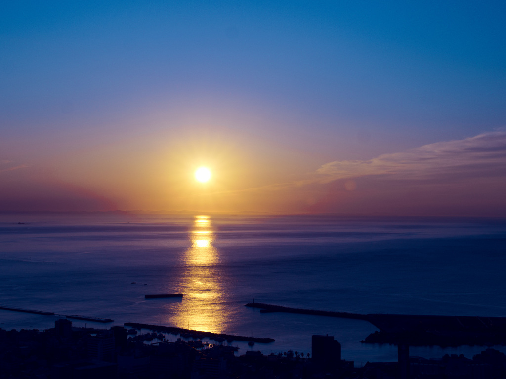 夜明け