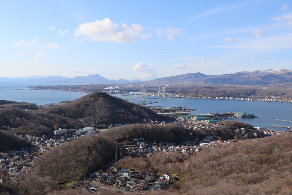 測量山から眺めるSwanBridge