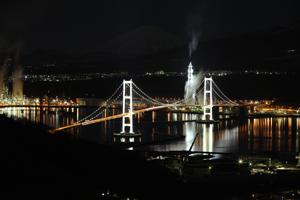 測量山山頂より