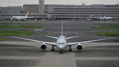 羽田空港　アメリカ機