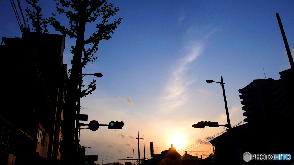 夕陽