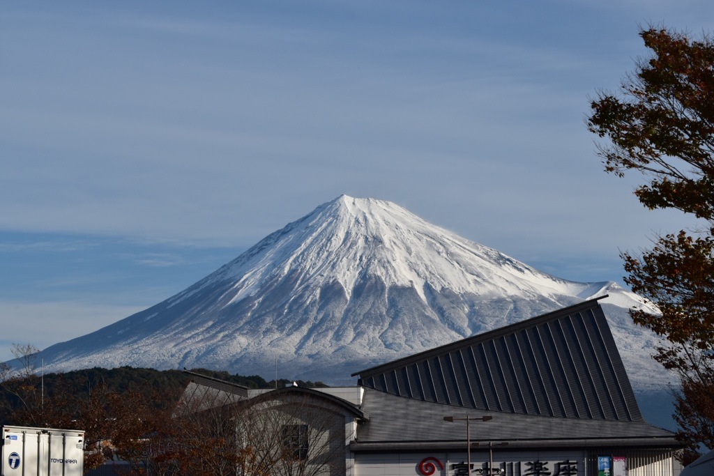 一気に雪化粧