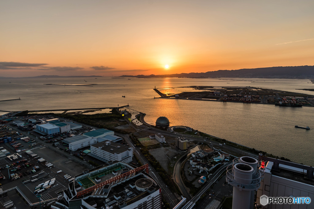 久しぶりの夕日