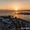 久しぶりの夕日