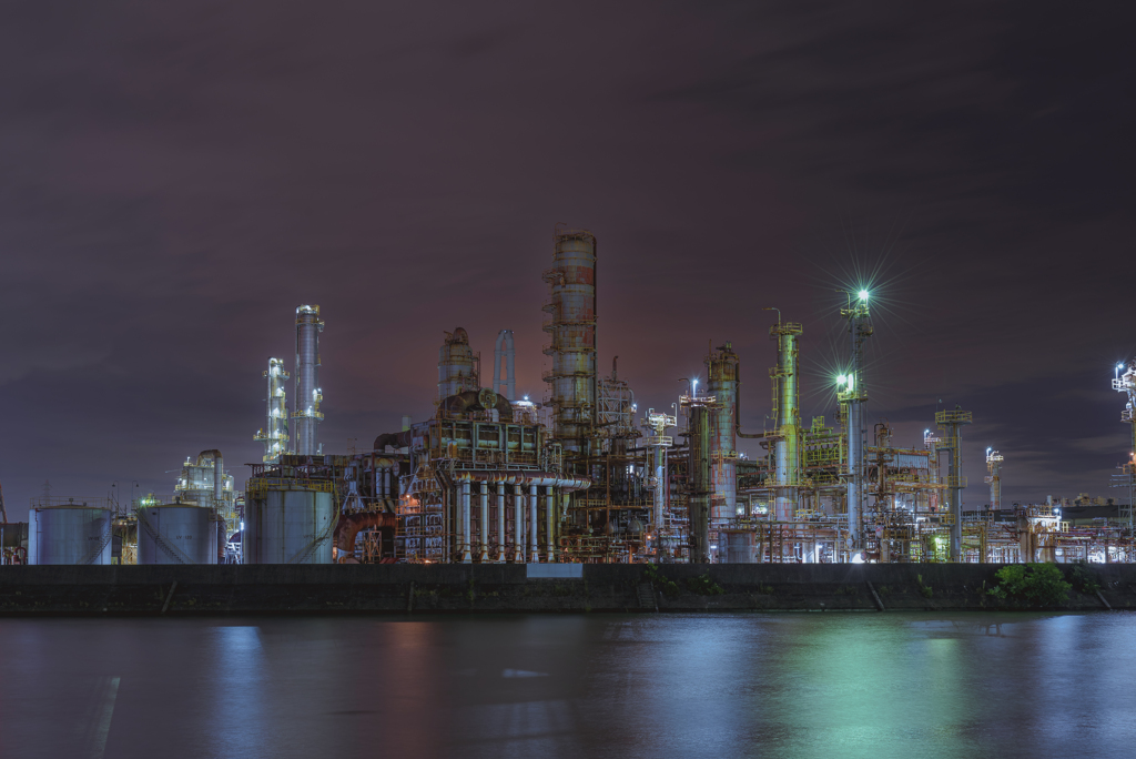 工場夜景