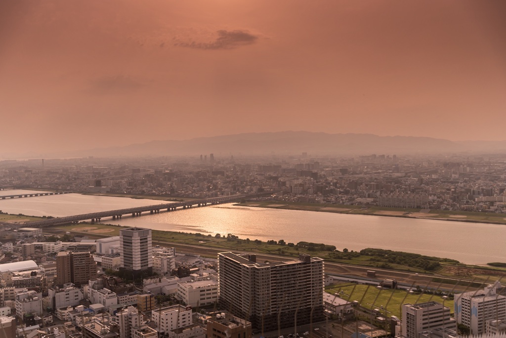 大阪 夕景