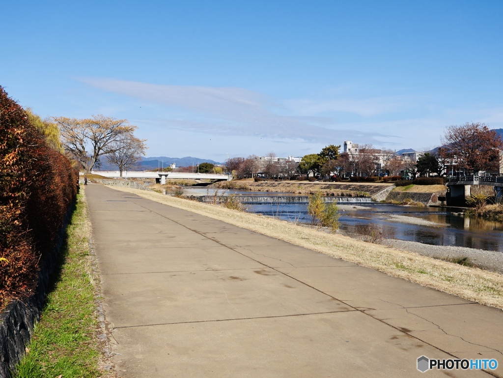 鴨川冬景色