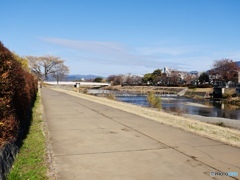 鴨川冬景色