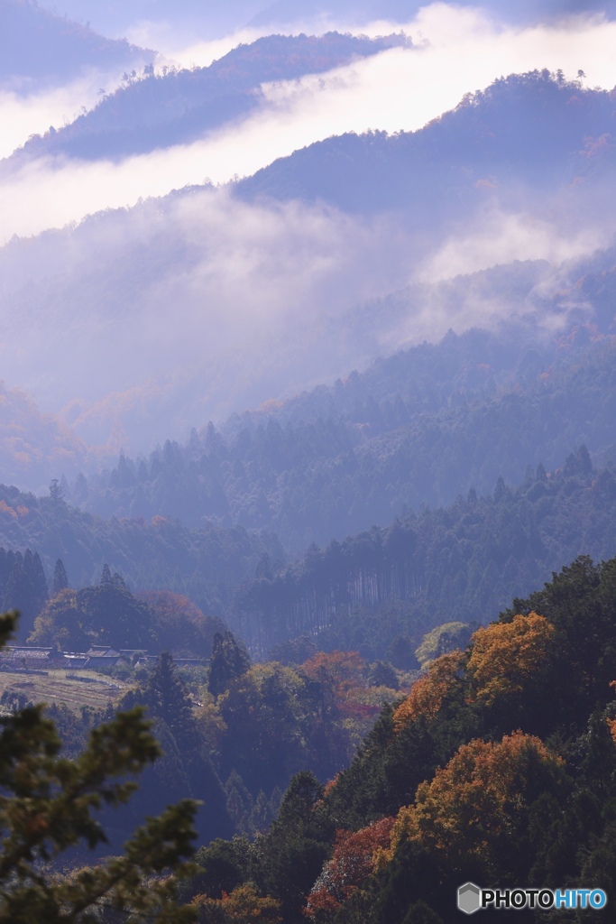 峠から
