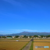 大山と田園
