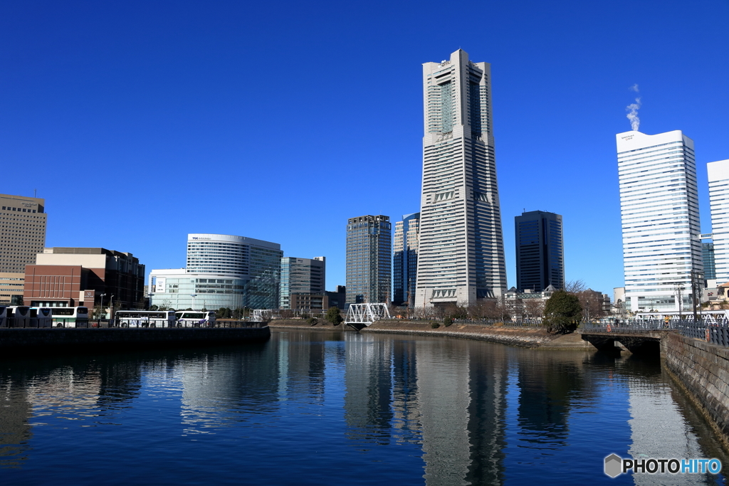 横浜（みなとみらい）街並み