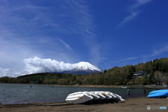 富士山と山中湖