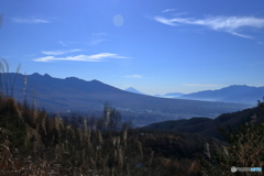 八ヶ岳連峰と富士山