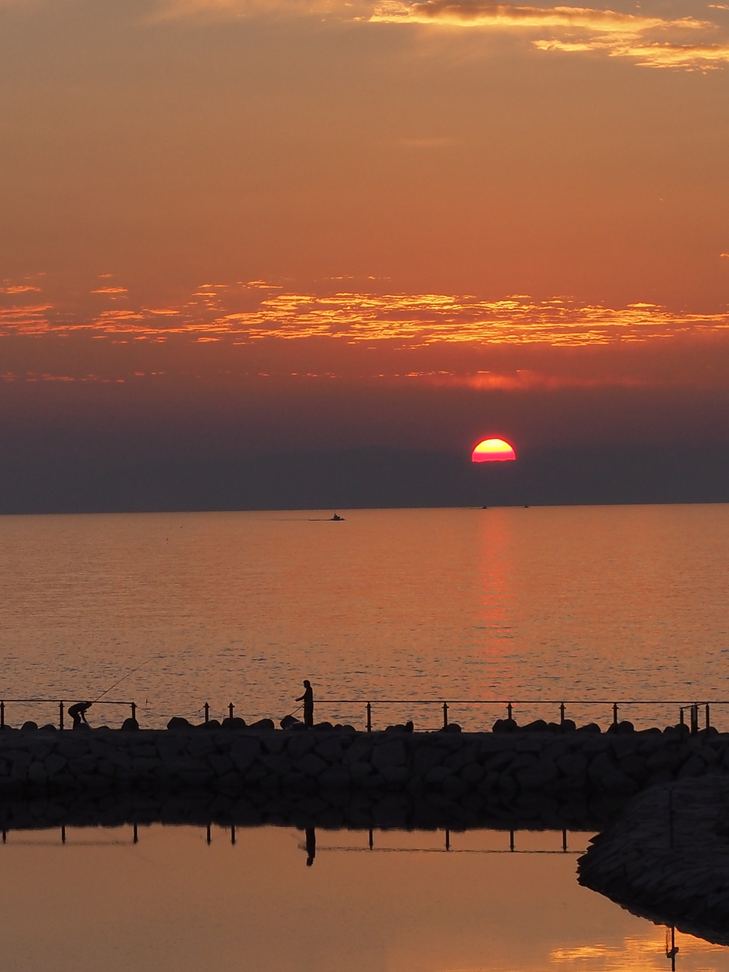 夕日