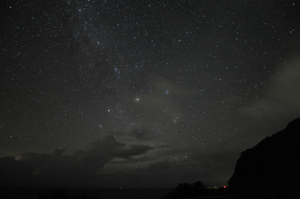 ペルセウス座流星群×１