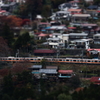 町を通る