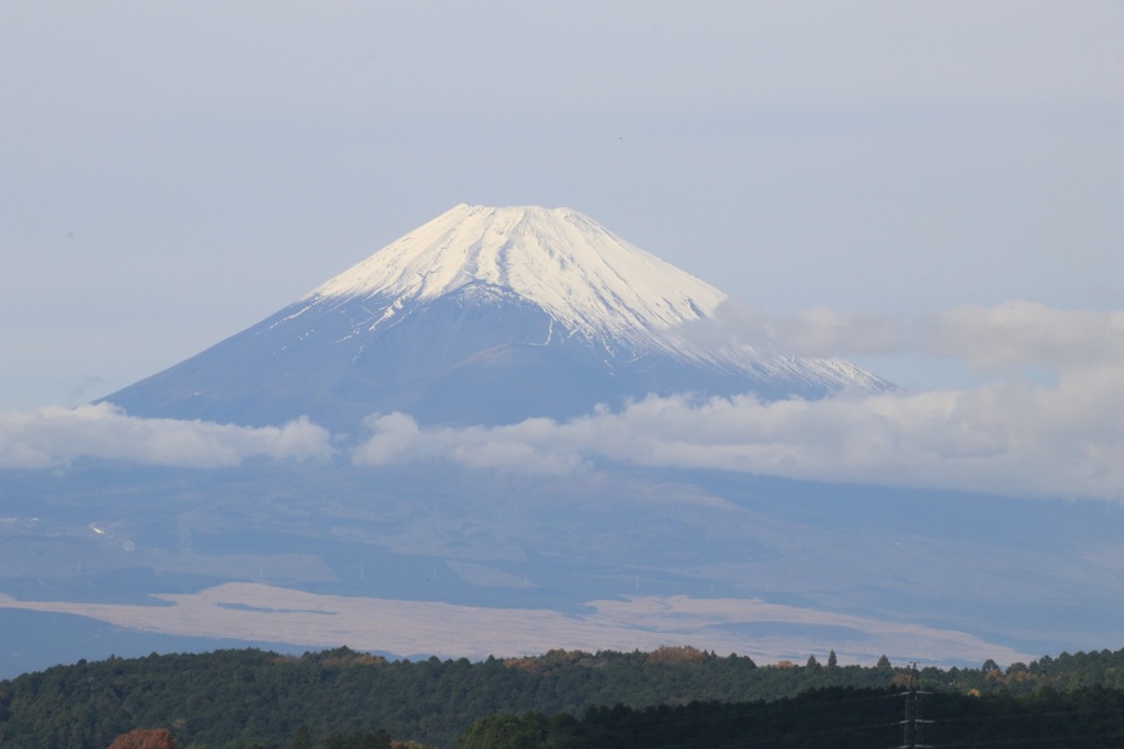 三島スカイウォークから見た富士山