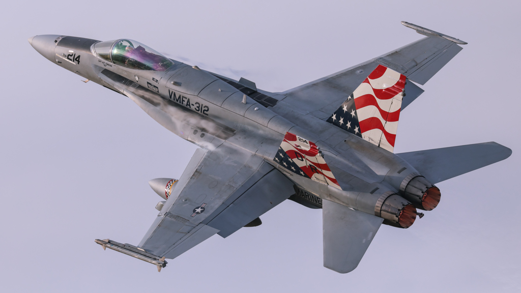 岐阜基地航空祭 2024年11月17日(日) F/A-18C帰投(1st)
