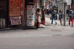 渋谷センター街で見たカメラ女子
