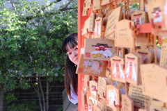 ポートレート　　花園神社(新宿）