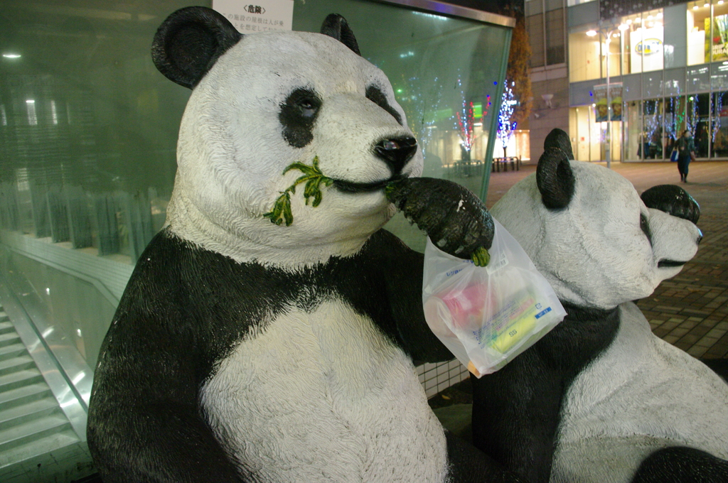 パンダ君ゴミの処理たのむね！！！