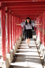 ポートレート　　花園神社(新宿）