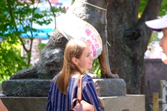 美しい金髪美人さん
