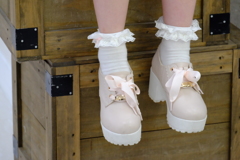 アイドルの可愛い靴（LIZ LISA)と靴下