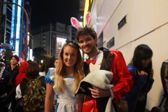 素敵な外人カップル（ハロウィン渋谷）