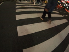 新宿　横断歩道