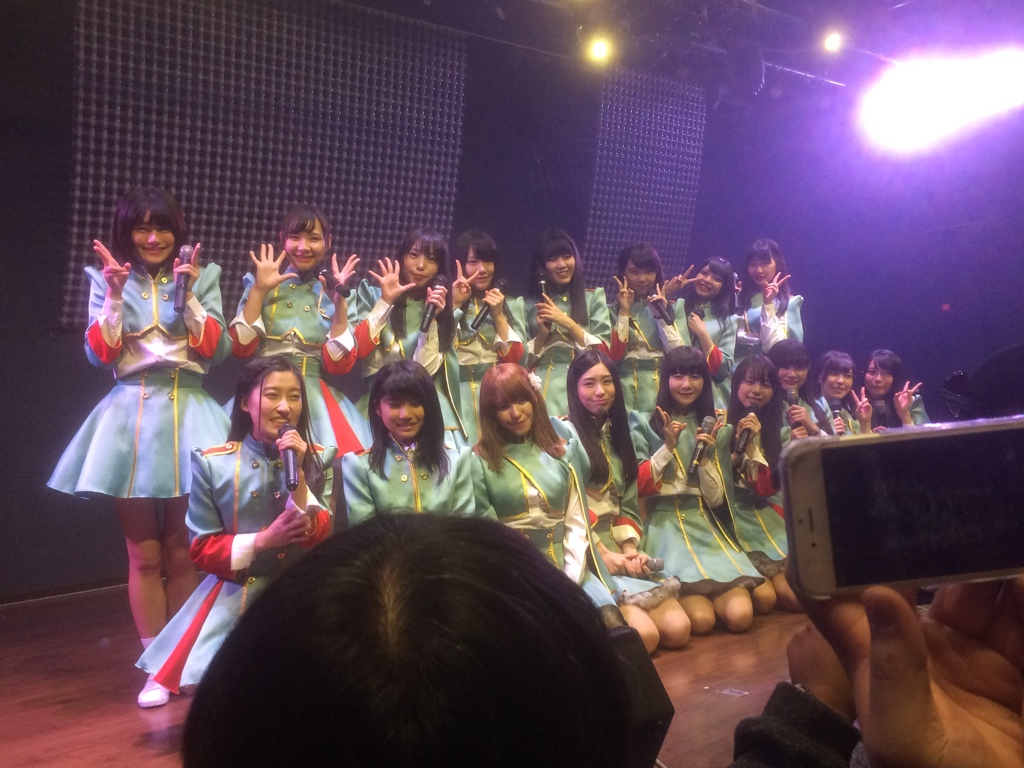 アイドルグループ　スリジエ　デビューＬＩＶＥで撮影（2017.12.10）
