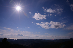 青い空、そして太陽