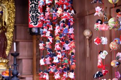 地蔵堂のつるし雛