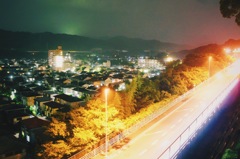 夜の歩道橋