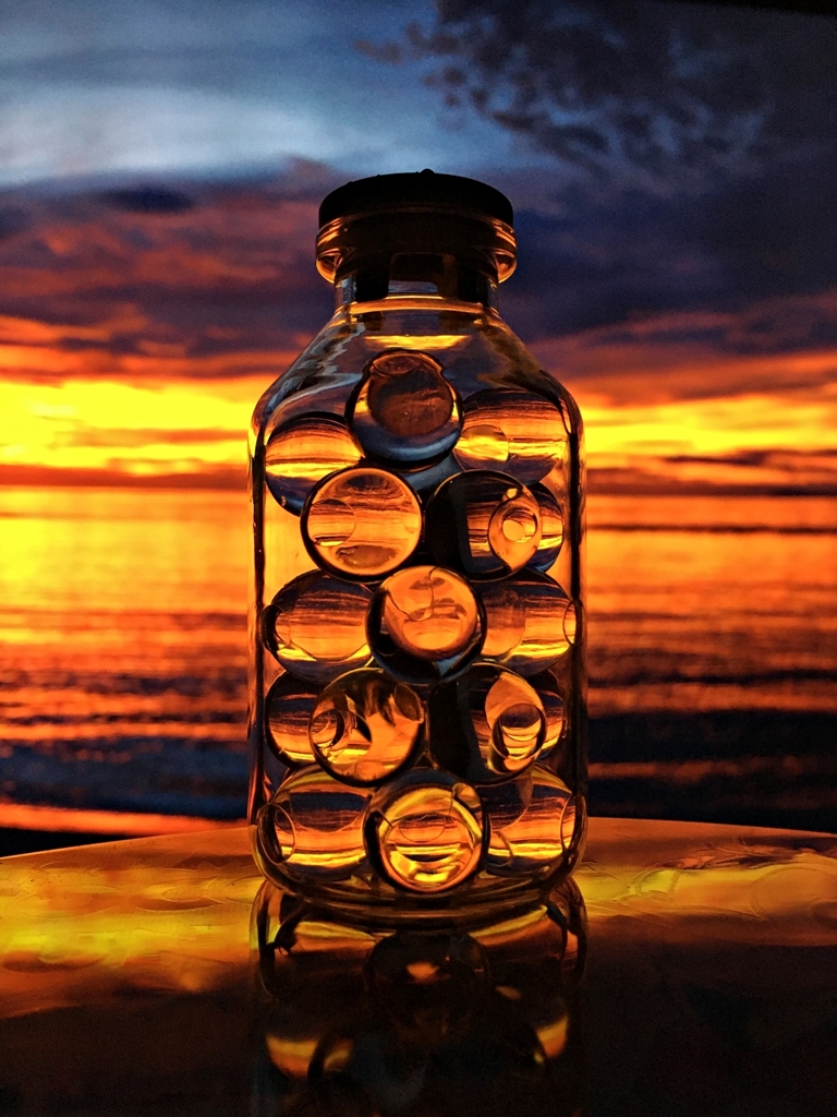 消臭ビーズ遊び