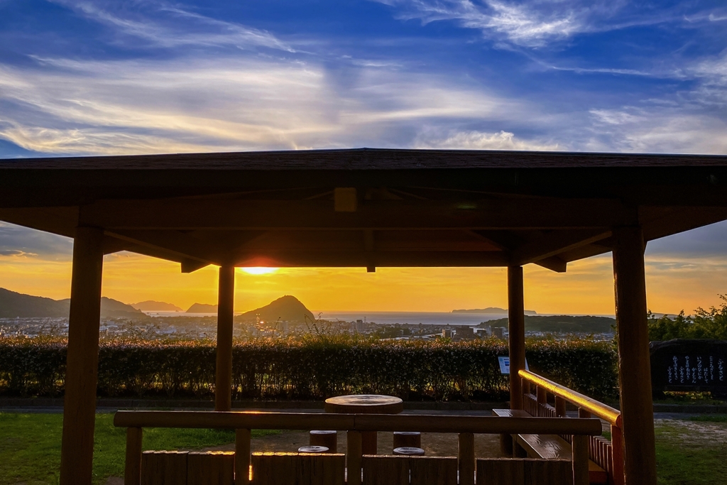 東屋からの眺め