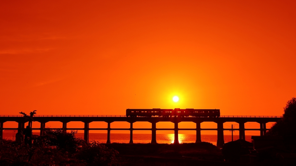 今日の惣郷川橋梁.2