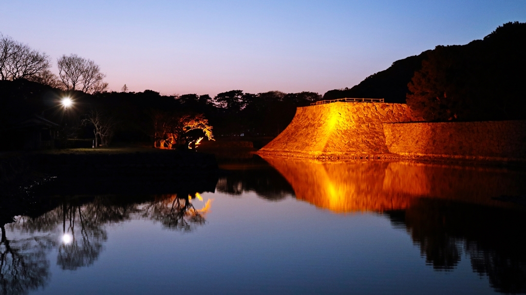 城址公園のお堀