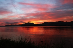 Sky of the morning glow