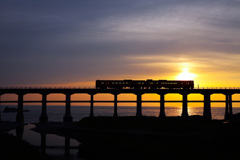橋梁と電車