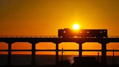 今日の惣郷川橋梁