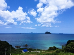 ある道の駅からの眺め