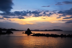 不規則な防波堤