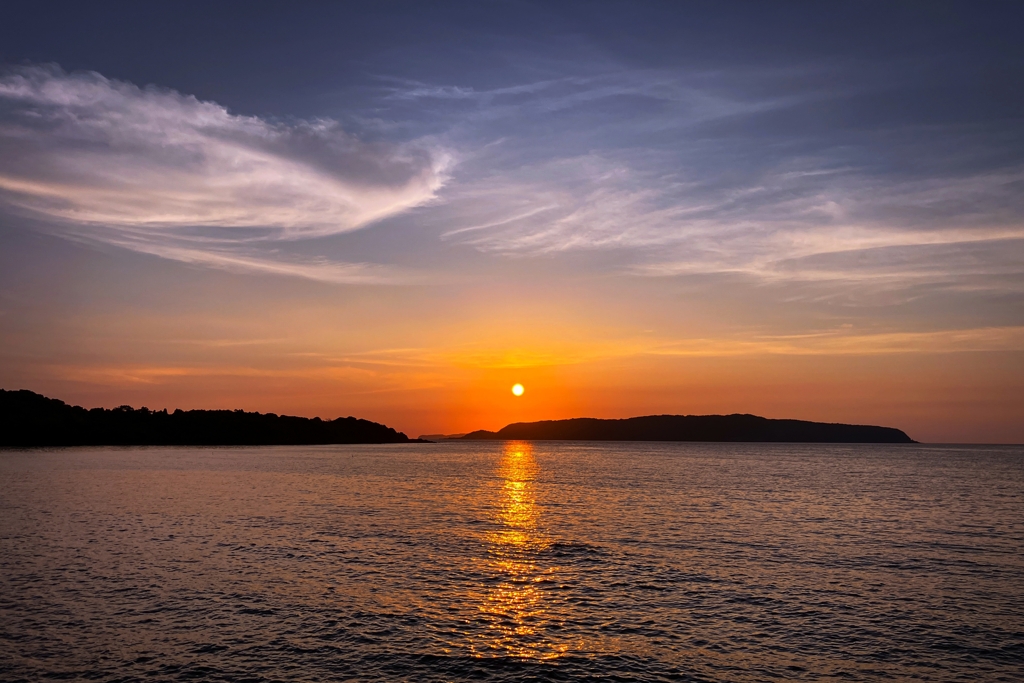 山陰の夕景