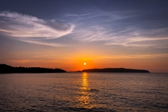 山陰の夕景