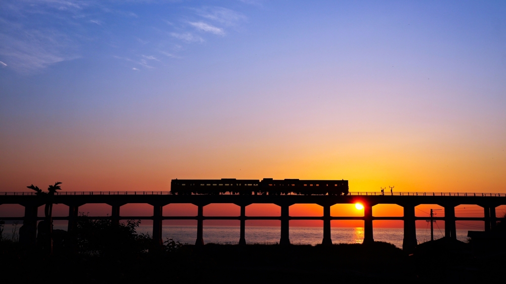 今日の惣郷川橋梁.1