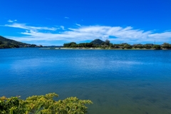 昼下がりの河口付近