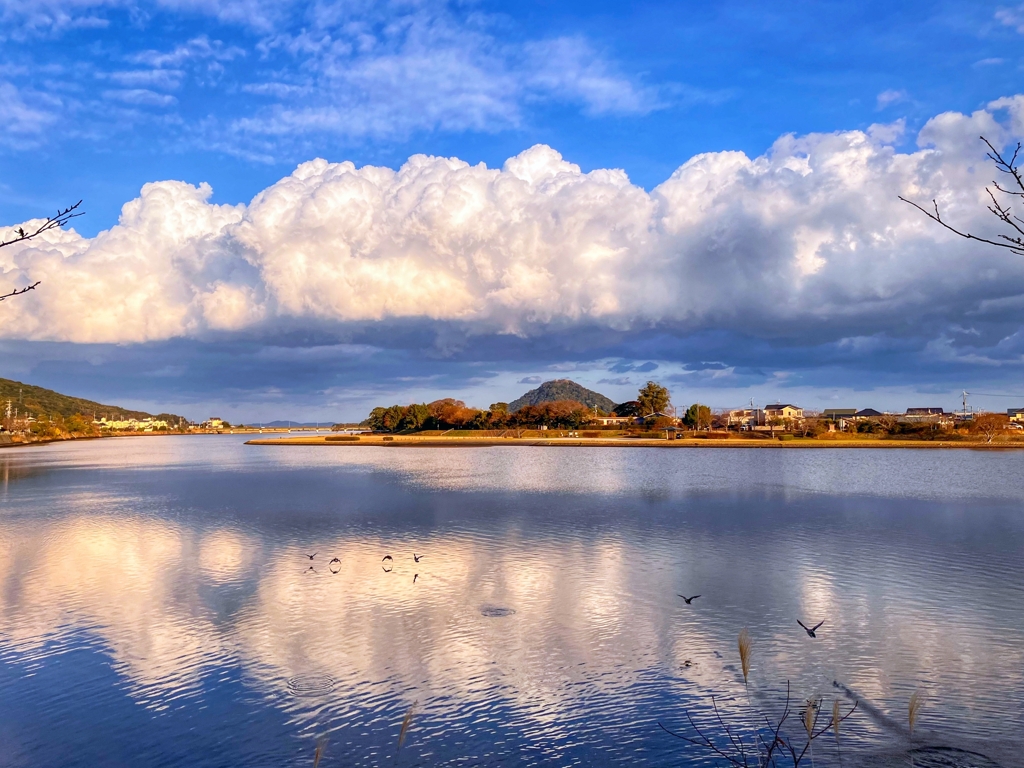 この時期、あまり見かけない浮雲