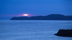 分厚い雲の隙間