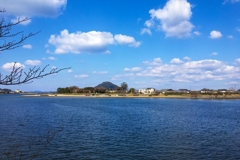 長閑な河口付近